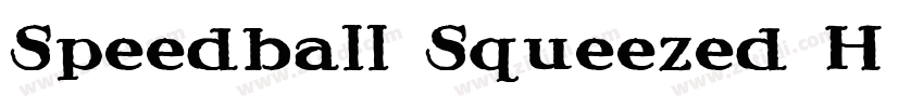 Speedball Squeezed H字体转换